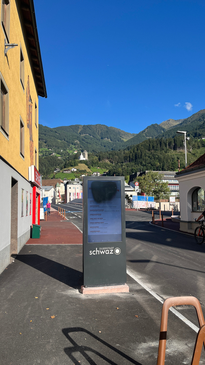 Digitale Infostele in Schwaz
